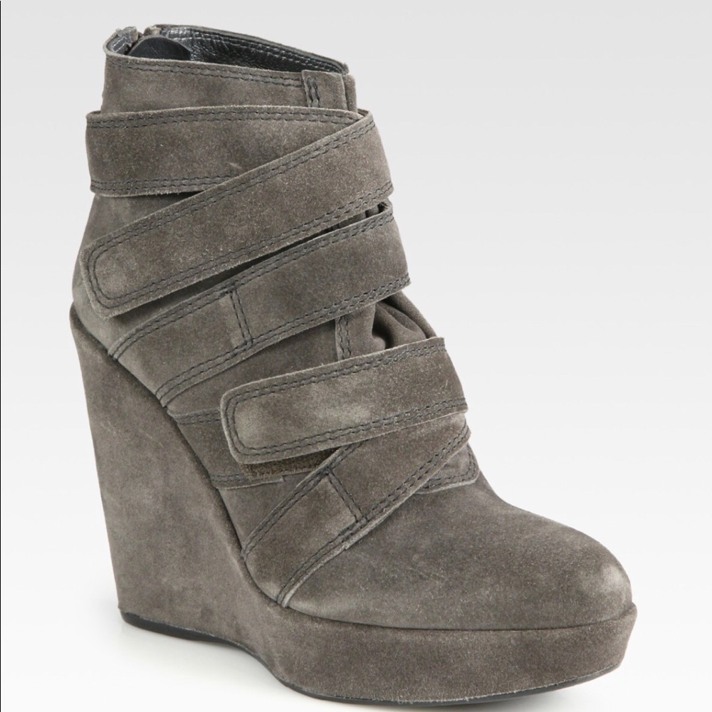 Stuart Weitzman Gray Ankle Boots